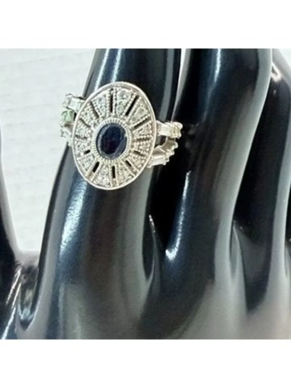 Bomb Party Ring, size 8, Art Deco, Vintage Revival, Retro, Cocktail, Statement